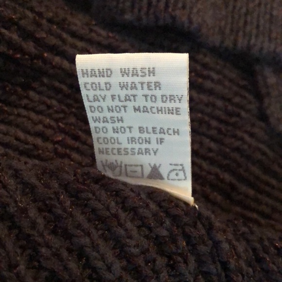 Curio big mop button dow long sleeved striped cotton blend cardigan sweater - Picture 9 of 11